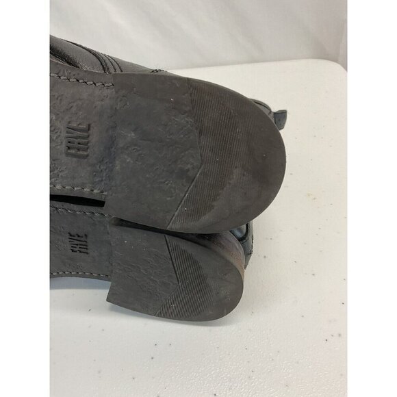 Frye Veronica 3476276 Womens Black Lace Up Leather‎ Combat Boots 9.5M Distressed - Picture 11 of 16